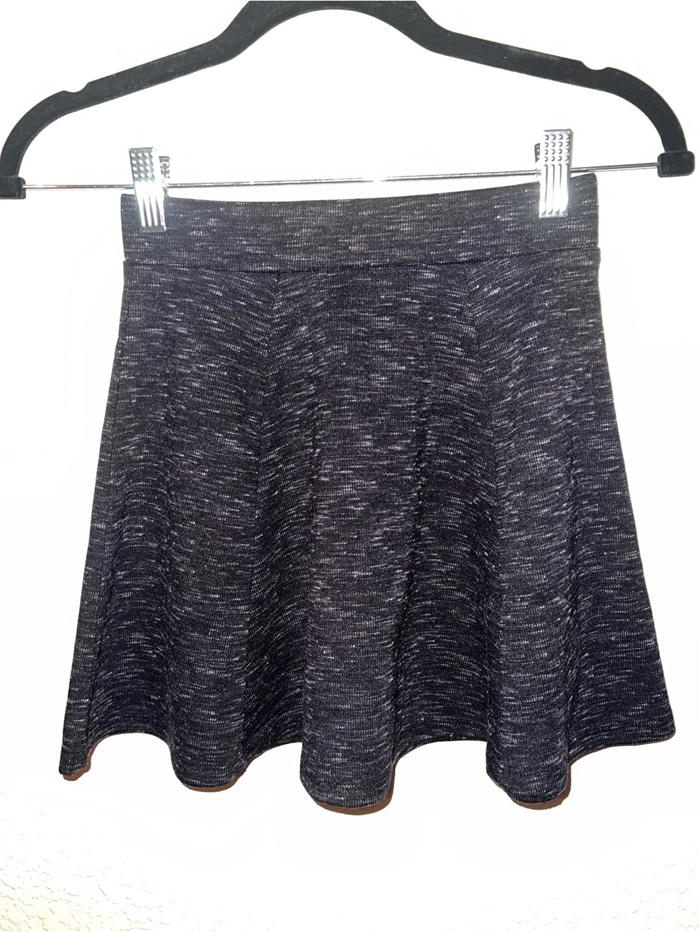 Aeropostale Black Knit Skater Skirt